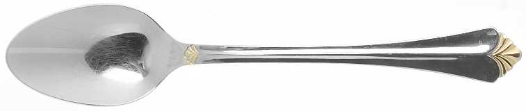 Darcey-Gold Accent (Stainless) Place/Oval Soup Spoon by Farberware