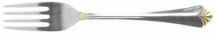 Darcey-Gold Accent (Stainless) Individual Salad Fork