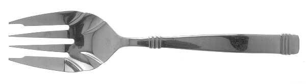 Europa (Stainless) Large Solid Cold Meat Serving Fork