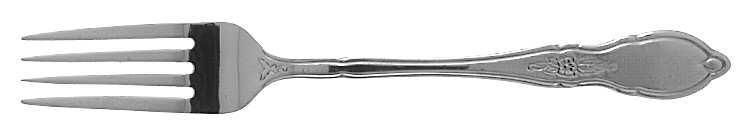 Floral Teardrop (Stainless) Fork by Farberware
