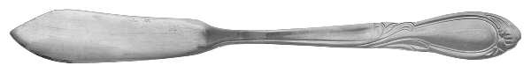 Laurel (Stainless) Flat Handle Master Butter Knife by Farberware