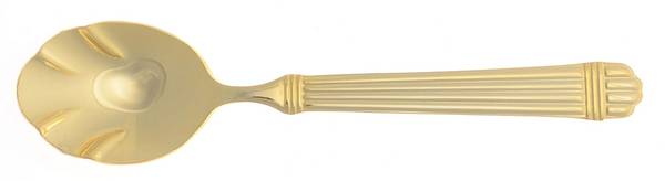 Marissa-Gold (Gold Electroplate) Sugar Shell Spoon
