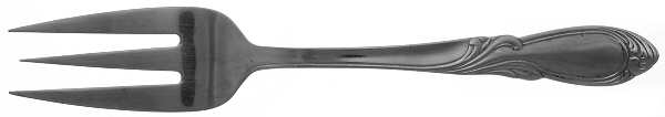 Majestic (Stainless) Large Solid Cold Meat Serving Fork by Farberware