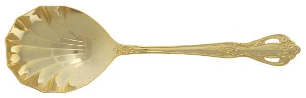 Regal-Gold (Gold Electroplate) Solid Shell Casserole Spoon by Farberware