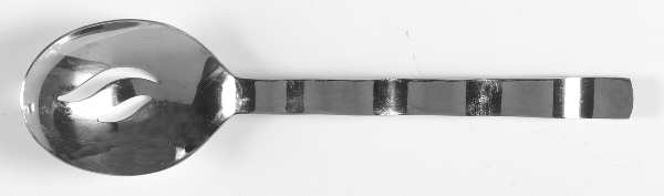 Rollercoaster (Stainless) Pierced Solid Serving Spoon