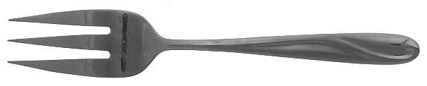 Spirit (Stainless) Medium Solid Cold Meat Serving Fork by Farberware