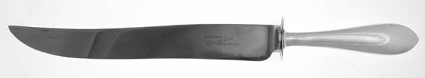 Adams (Sterling, 1944) Large Stainless Blade Roast Carving Knife