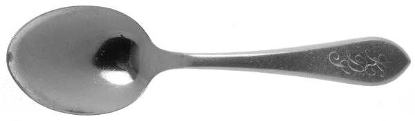 Adams (Sterling, 1944) Straight Handle Baby Spoon