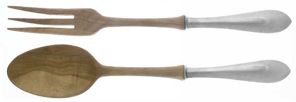 Adams (Sterling, 1944) Wooden Bowl 2 Piece Salad Set