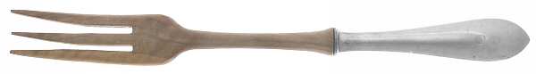 Adams (Sterling, 1944) Salad Serving Fork Wooden Prongs