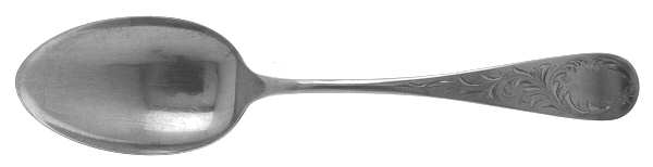 Antique B (Sterling, 1885) Tablespoon (Serving Spoon)