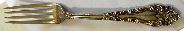 Athene-Crescendo (Sterling, 1890) Fork