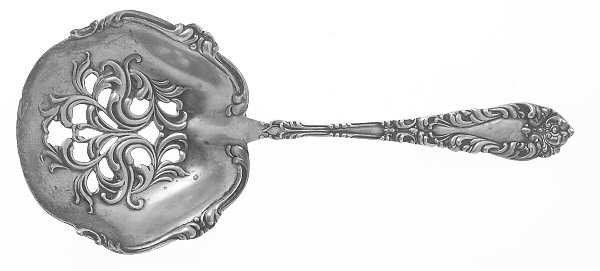 Athene-Crescendo (Sterling, 1890) Solid Bon Bon Spoon with Pierced Bowl