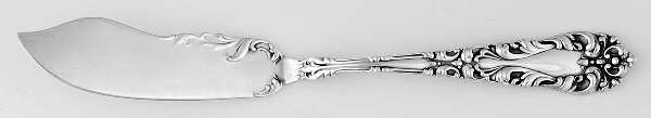 Athene-Crescendo (Sterling, 1890) Flat Handle Master Butter Knife