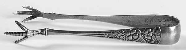 Autumn (Sterling, 1888) Large Sugar Tongs