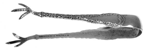 Damascus (Sterling, 1894) Small Sugar Tongs