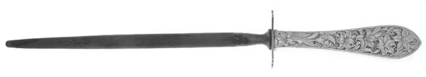 FWS1 (STERLING) Large Roast Steel Rod Knife Sharpener