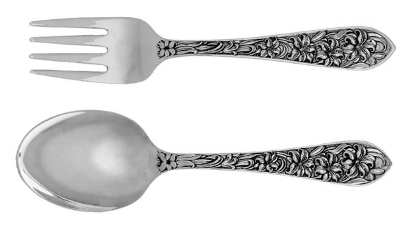 FWS1 (STERLING) Spoon-Baby/Straight Handle
