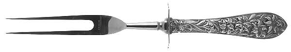 FWS1 (STERLING) Large Stainless-Prong Roast Carving Fork
