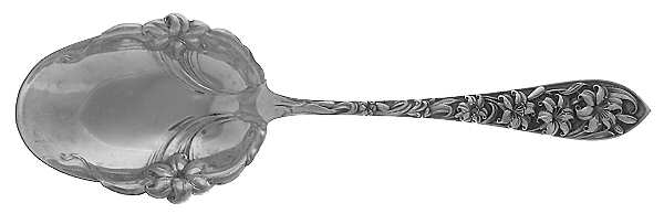 FWS1 (STERLING) Solid Salad Serving Spoon