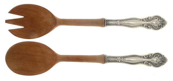 FWS3 (STERLING) Wooden Bowl 2 Piece Salad Set