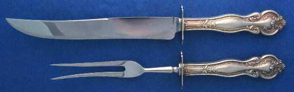 FWS3 (STERLING) Large 2-Piece Roast Carving Set w/ Stainless Blade