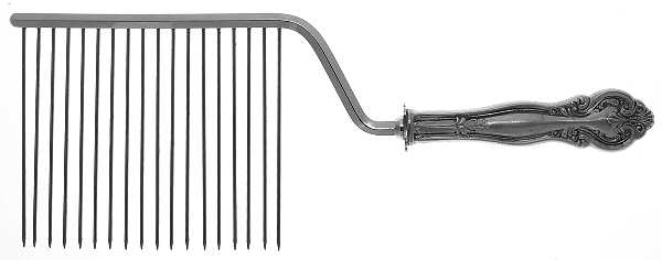 FWS3 (STERLING) Cake Breaker with Silverplate Prongs