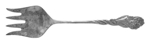 FWS5 (STERLING) Small Solid Tined Sardine Serving Fork