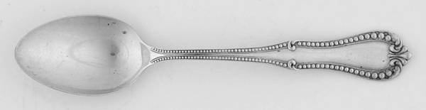 Georgian Bead (Sterling) Five O'Clock Teaspoon