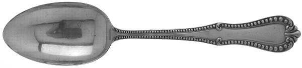 Georgian Bead (Sterling) Tablespoon (Serving Spoon)