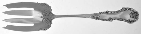 George III (Sterling, 1891) Solid Salad Serving Fork