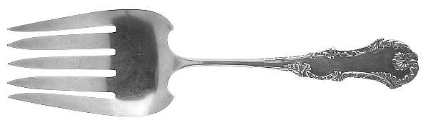 George III (Sterling, 1891) Small Solid Fish Serving Fork