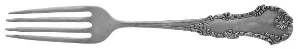George III (Sterling, 1891) Fork