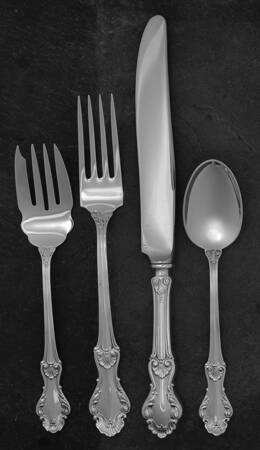 Georgian Shell (Sterling, 1948) 4 Piece Place Size Setting