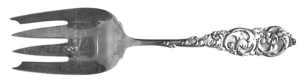 Gladstone (Sterling, 1891) Solid Salad Serving Fork