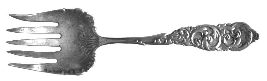 Gladstone (Sterling, 1891) Large Solid Tined Sardine Serving Fork