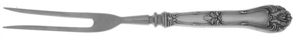 Helena I (Sterling, 1892) Small Steak Carving Fork with Stainless Prongs