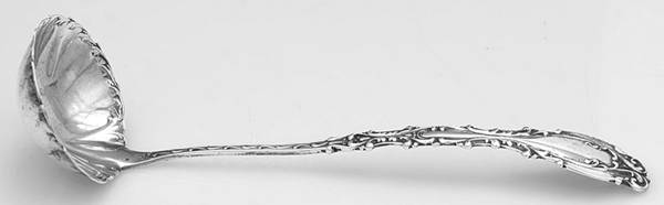 Josephine (Sterling, 1890, No Monograms) Solid Piece Cream Ladle
