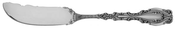 Josephine (Sterling, 1890, No Monograms) Flat Handle Master Butter Knife
