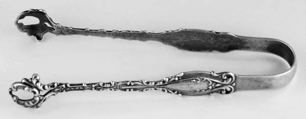 Josephine (Sterling, 1890, No Monograms) Bon Bon Tongs