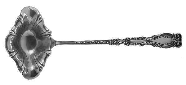 Josephine (Sterling, 1890, No Monograms) Punch Ladle Solid Piece