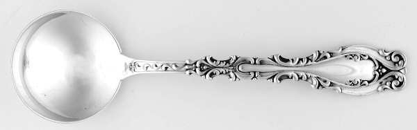 Josephine (Sterling, 1890, No Monograms) Round Bowl Soup Spoon (Bouillon)