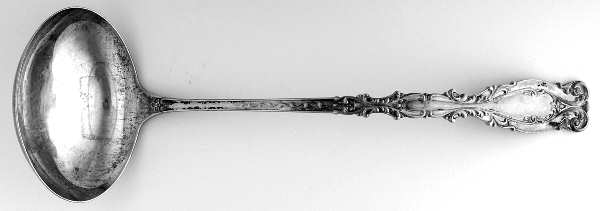 Josephine (Sterling, 1890, No Monograms) Solid Soup Ladle