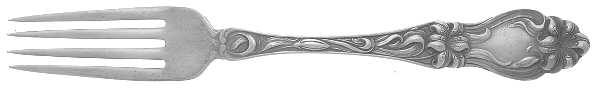 Lily-Floral (Sterling, 1910) Fork