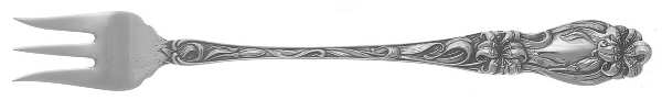 Lily-Floral (Sterling, 1910) Cocktail/Seafood Fork