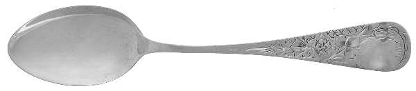 Lily-Engraved (Sterling, 1885) Youth Spoon