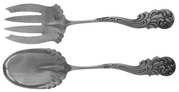 Marquise (Sterling, 1889) (2 Pc) Solid Salad Set