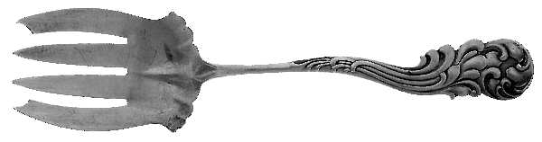Marquise (Sterling, 1889) Solid Salad Serving Fork