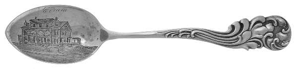 Marquise (Sterling, 1889) Souvenir Spoon (Teaspoon)