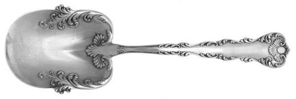 Neapolitan-Kings Court (Sterling, 1895, No Monos) Small Solid Berry/Casserole Spoon